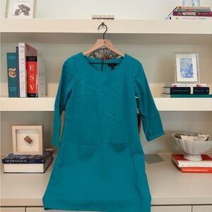 J. Crew Vibrant Teal Dress